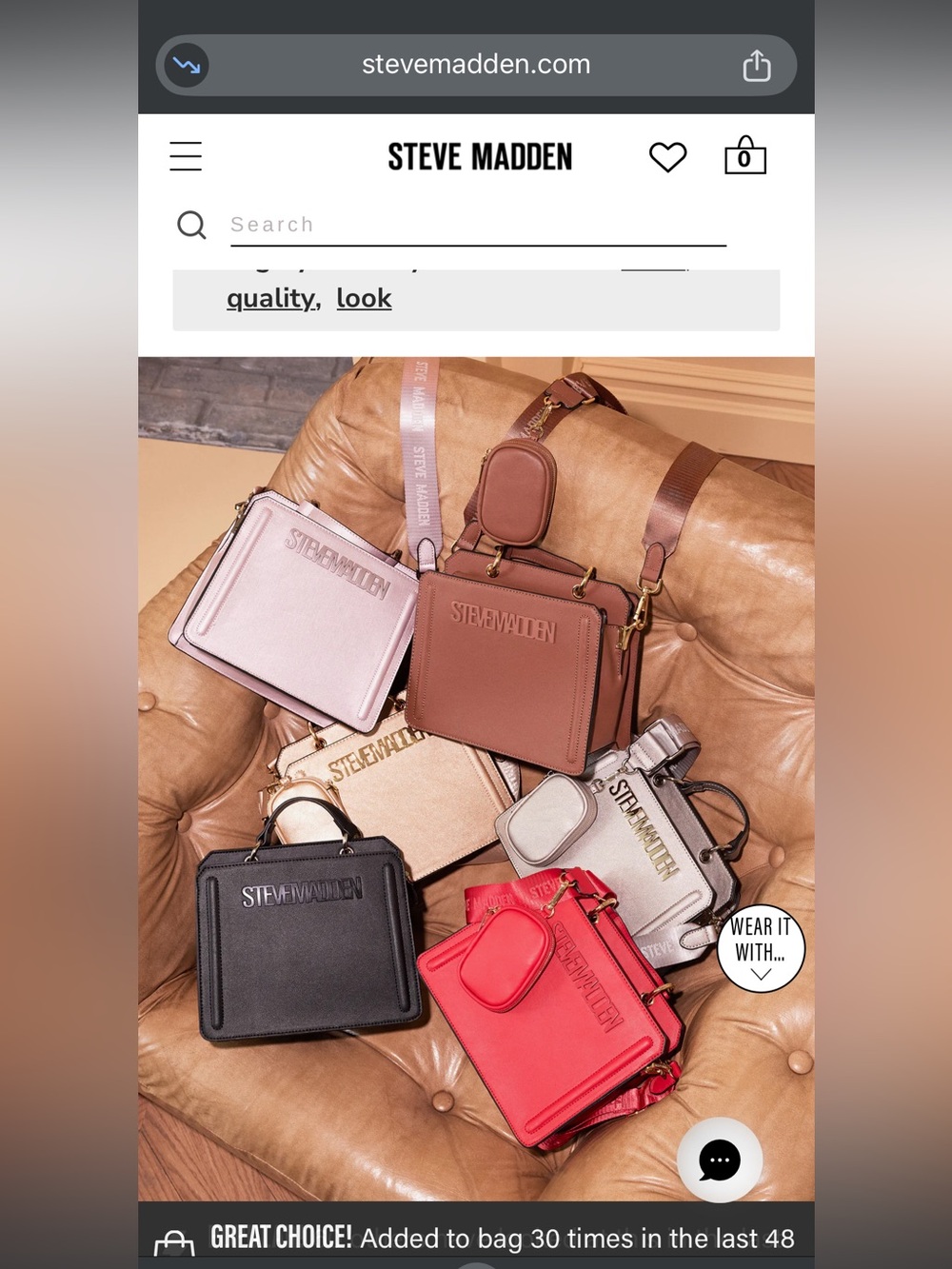 Steve Madden Evelyn bag